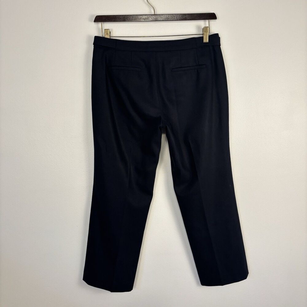 J Crew Womens 6 Navy Blue Wool City Fit Fully Lined Dress Pants Trousers 89022 - Picture 3 of 8